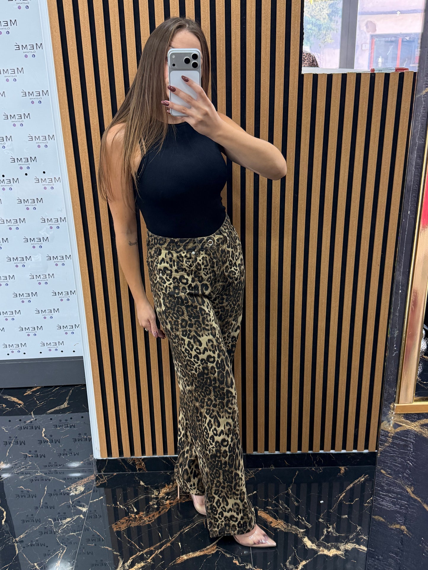 Jeans Leopard