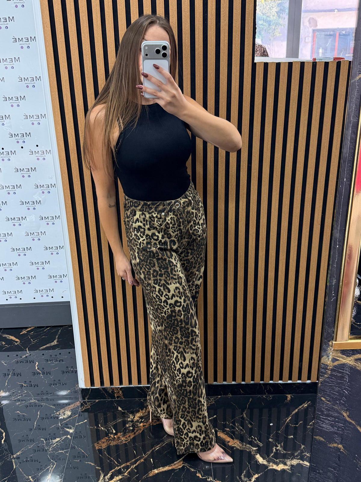 Jeans Leopard